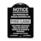 Signmission No Parking in Areas Marked as Fire Lane CVC Section 22500.1 & 22658 Alum, 24" x 18", BS-1824-23724 A-DES-BS-1824-23724 - alternate 1